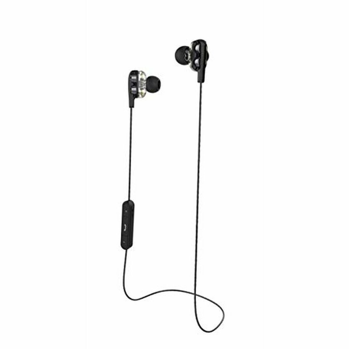 Bluetooth Peakomplekt Mikrofoniga CoolBox CoolTwin Must
